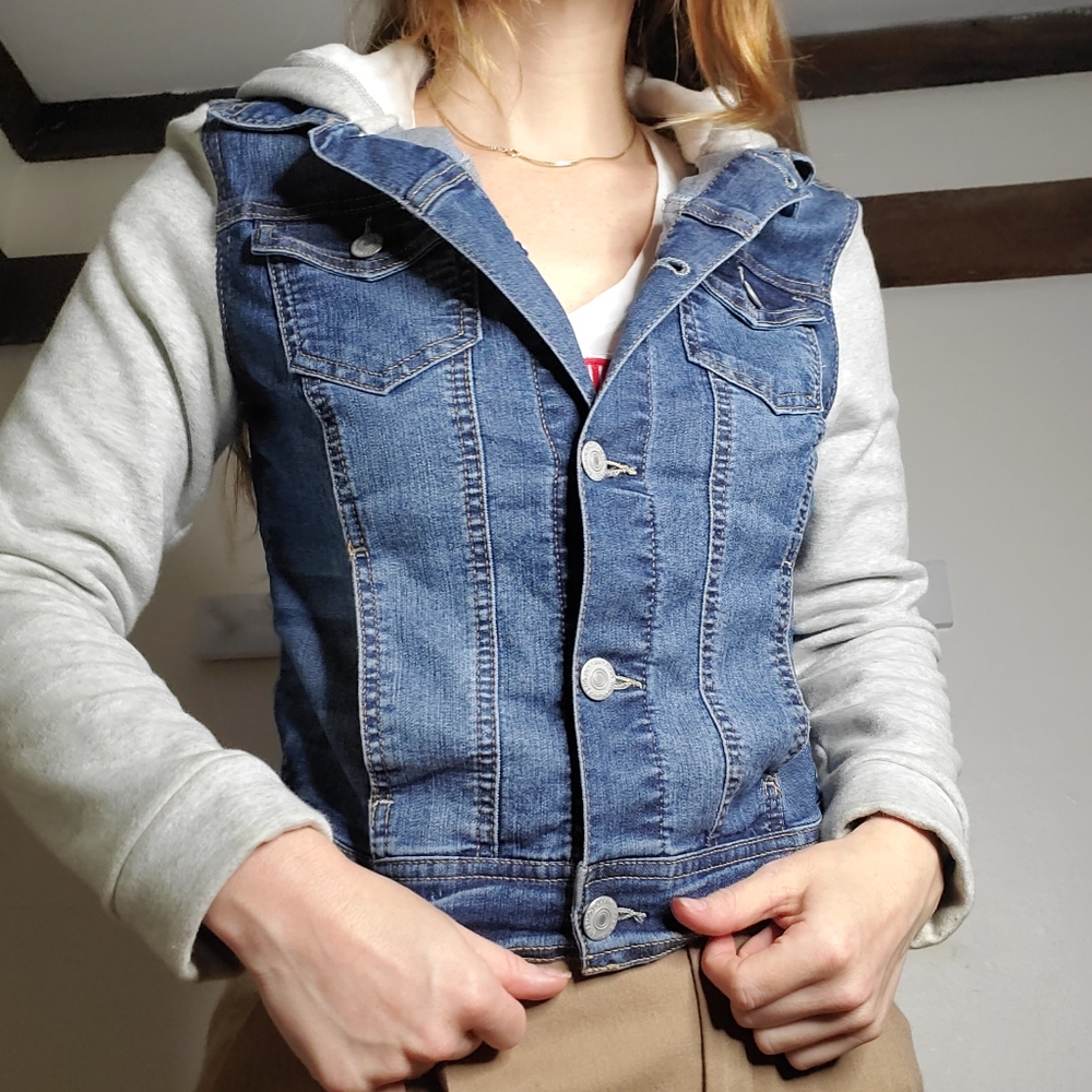 Wallflower • Stretch Denim + Sweater Jacket